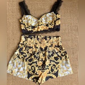 Iconic Versace Two Piece Set L